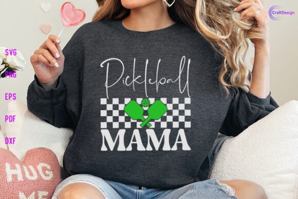 Checkered Pickleball Mama SVG Review