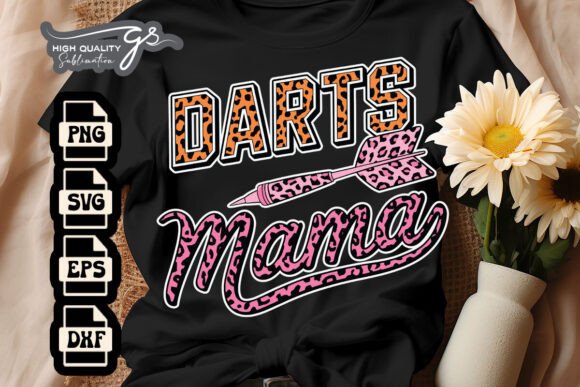 Darts Mama Girl Pink Leopard Mom SVG Review