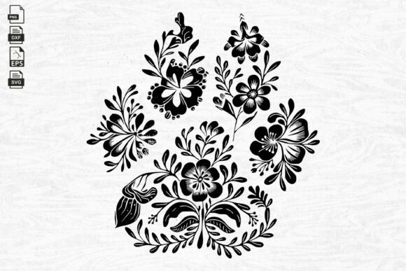 Floral Dog Paw SVG: A Designer’s Stitch Test