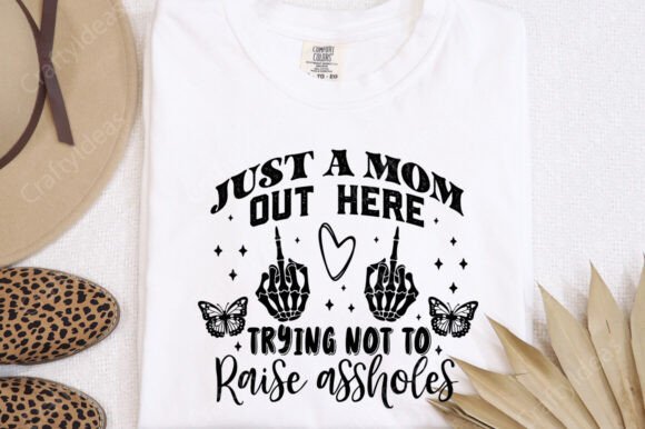 Just a Mom PNG: Sassy Skeleton Embroidery Review