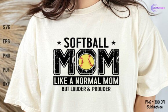 Softball Mom Like a Normal Mom SVG PNG Review