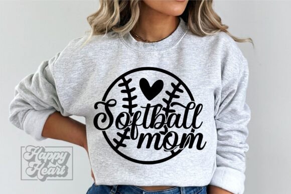 Softball Mom SVG PNG Baseball Mom Design Review